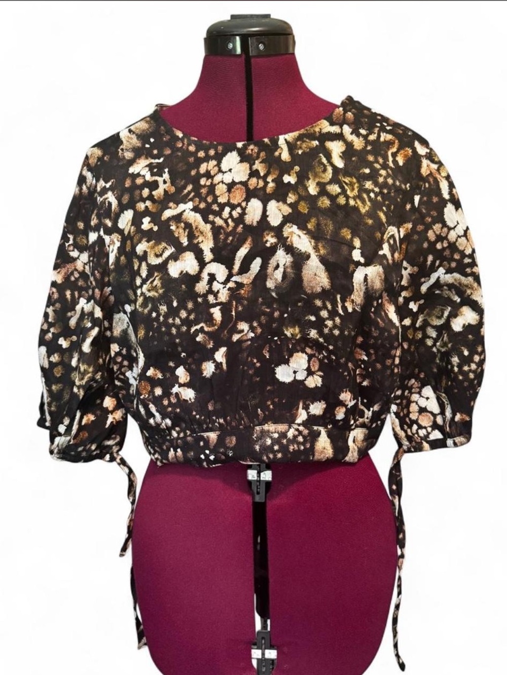 AllSaints Asta Kettu Crop Top